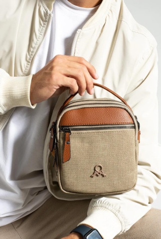 Mega Erkek El Çanta Bej