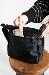 Mega Krinkıl Kumaş Çapraz Çanta