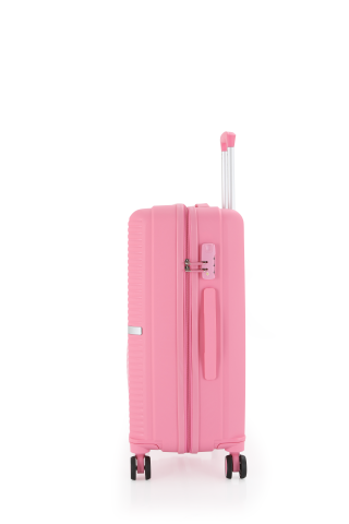 Mçs Polipropilen Valiz 65 CM OLM374 Pembe