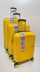 Polipropilen Üçlü Valiz Set