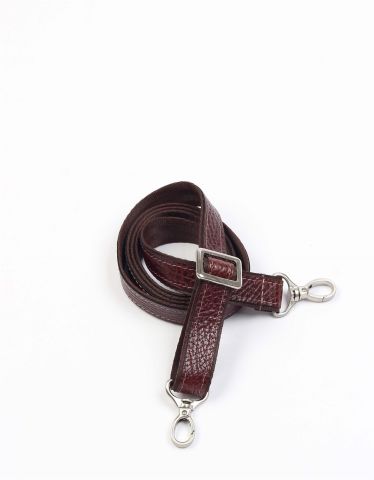 Deri El ve Omuz Çantası OLM204 Kahverengi - Parlak