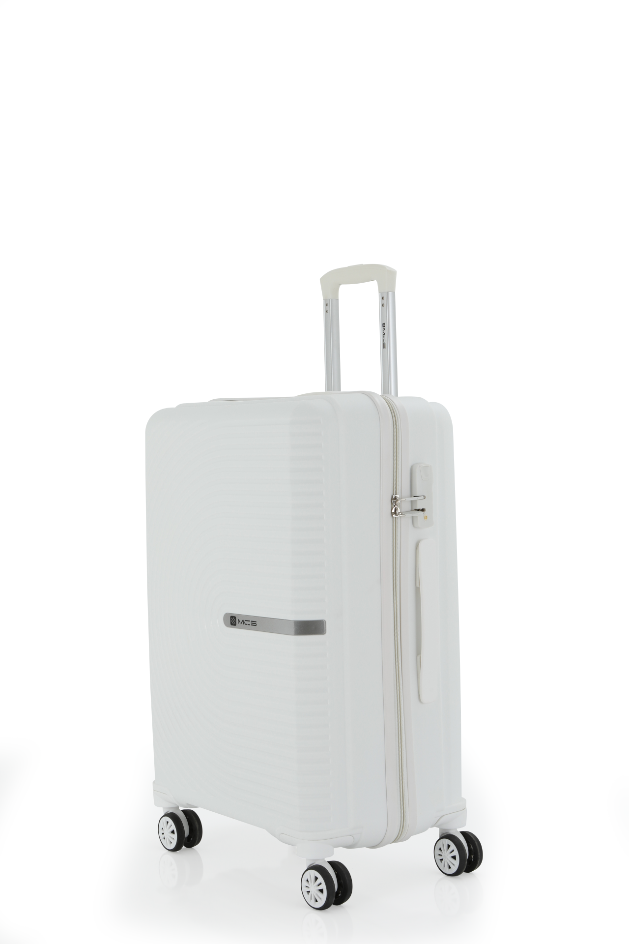 Mçs Polipropilen Valiz 65 CM OLM374 Beyaz