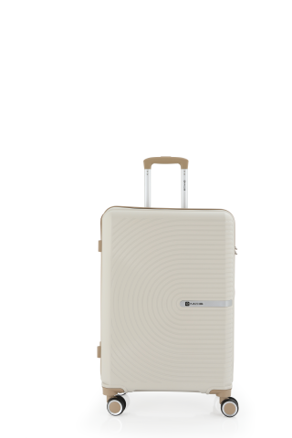 Mçs Polipropilen Valiz 65 CM OLM374 Kemik-Şampanya