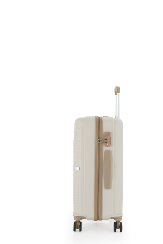 Mçs Polipropilen Valiz 65 CM OLM374 Kemik-Şampanya