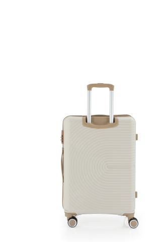 Mçs Polipropilen Valiz 65 CM OLM374 Kemik-Şampanya