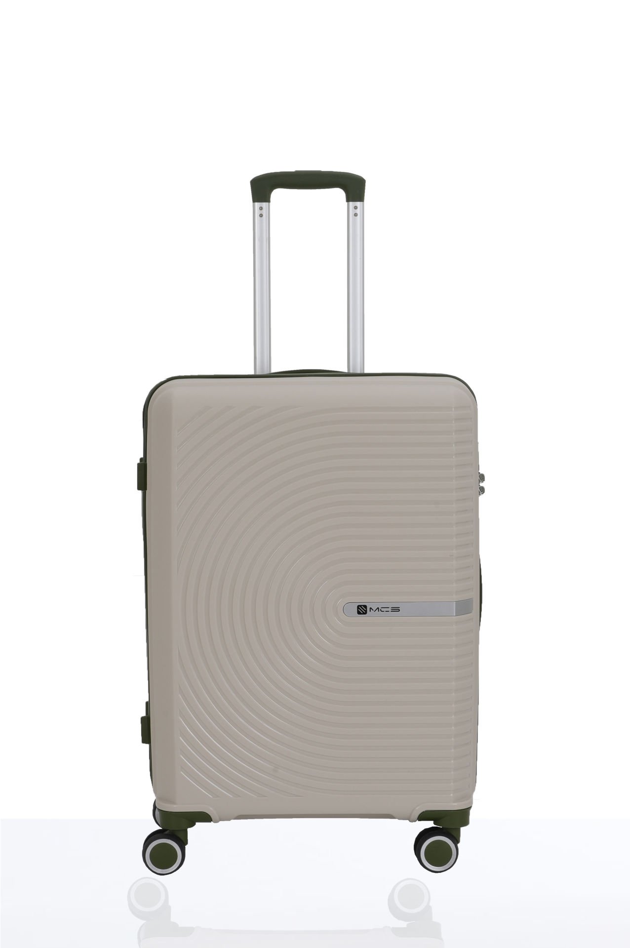Mçs Polipropilen Valiz 65 CM OLM374 Kemik-Haki
