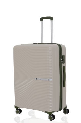 Mçs Polipropilen Valiz 65 CM OLM374 Kemik-Haki