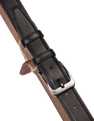 Siyah Klasik Deri Kemer OLM1012