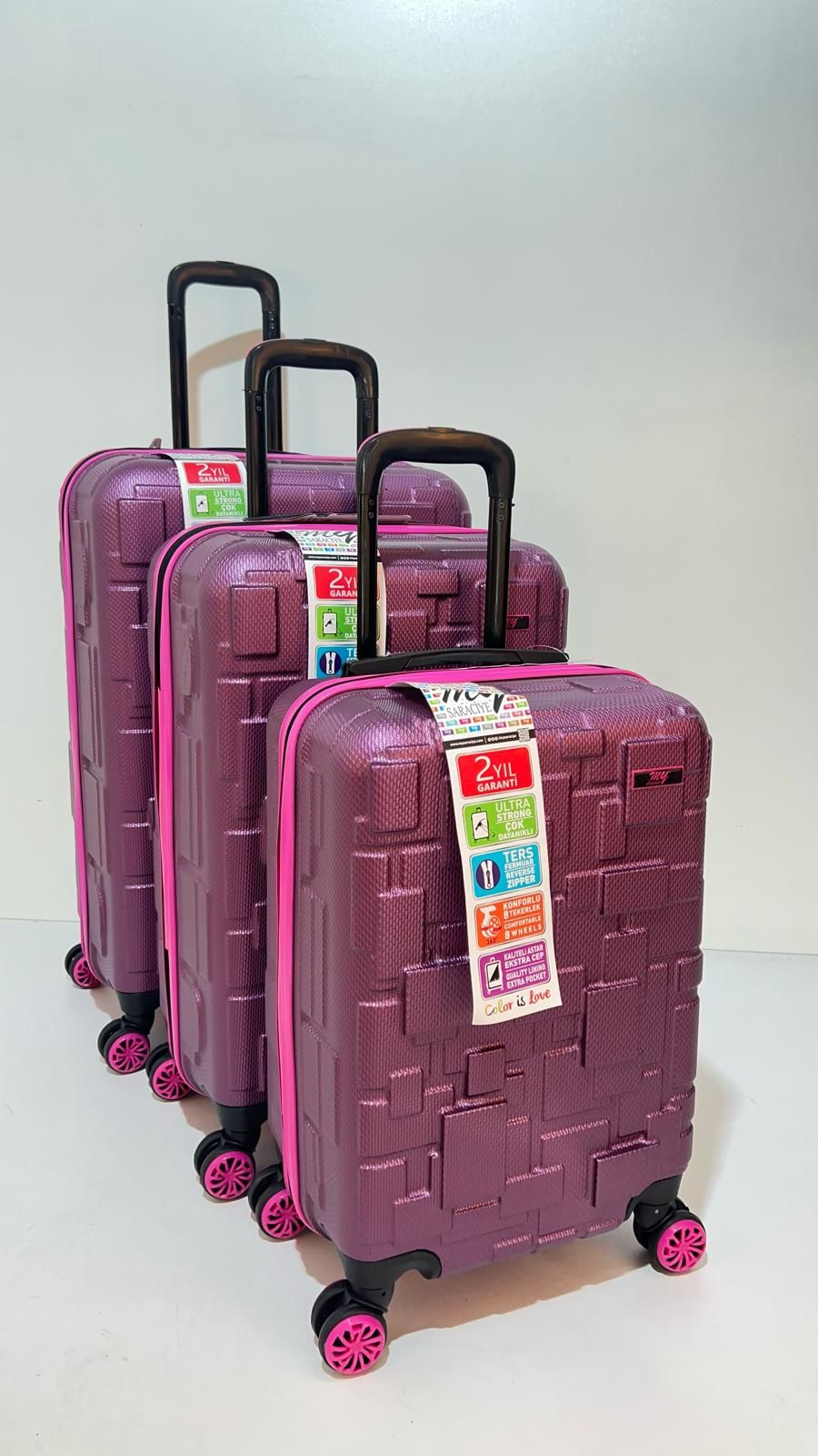 ABS VALİZ SET ÜÇLÜ