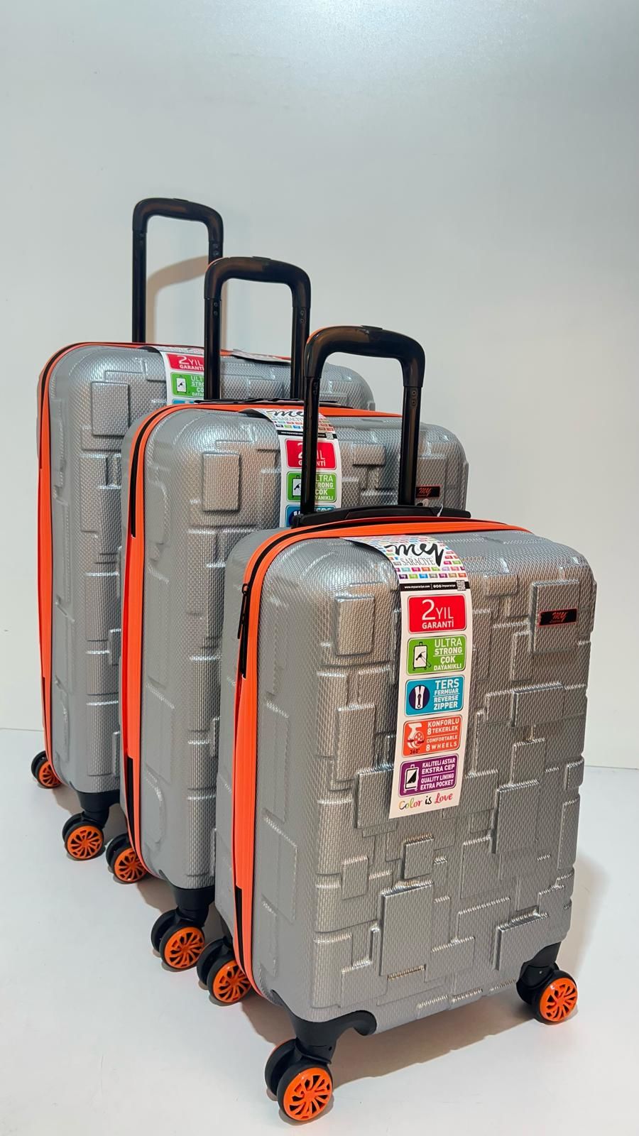 ABS VALİZ SET ÜÇLÜ