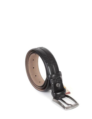 Siyah Klasik Deri Kemer OLM03