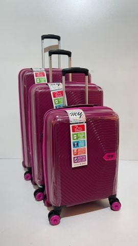Polipropilen Üçlü Valiz Set