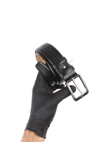 Siyah Klasik Deri Kemer OLM2006