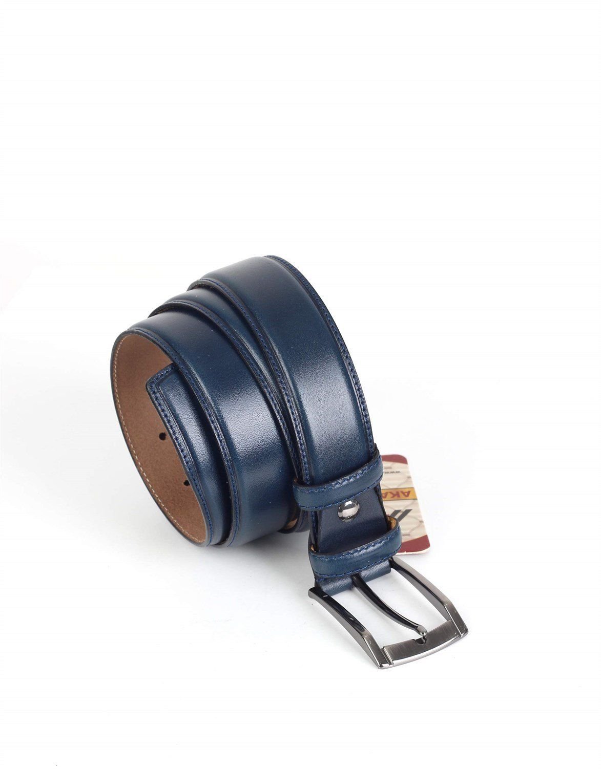 Lacivert Klasik Deri Kemer OLM1009