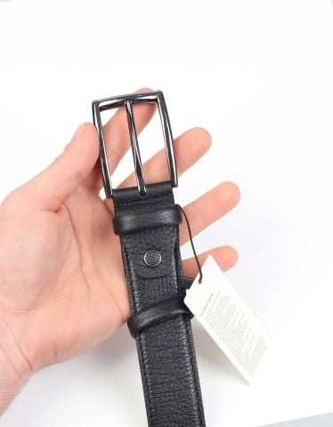 Siyah Klasik Deri Kemer OLM1001