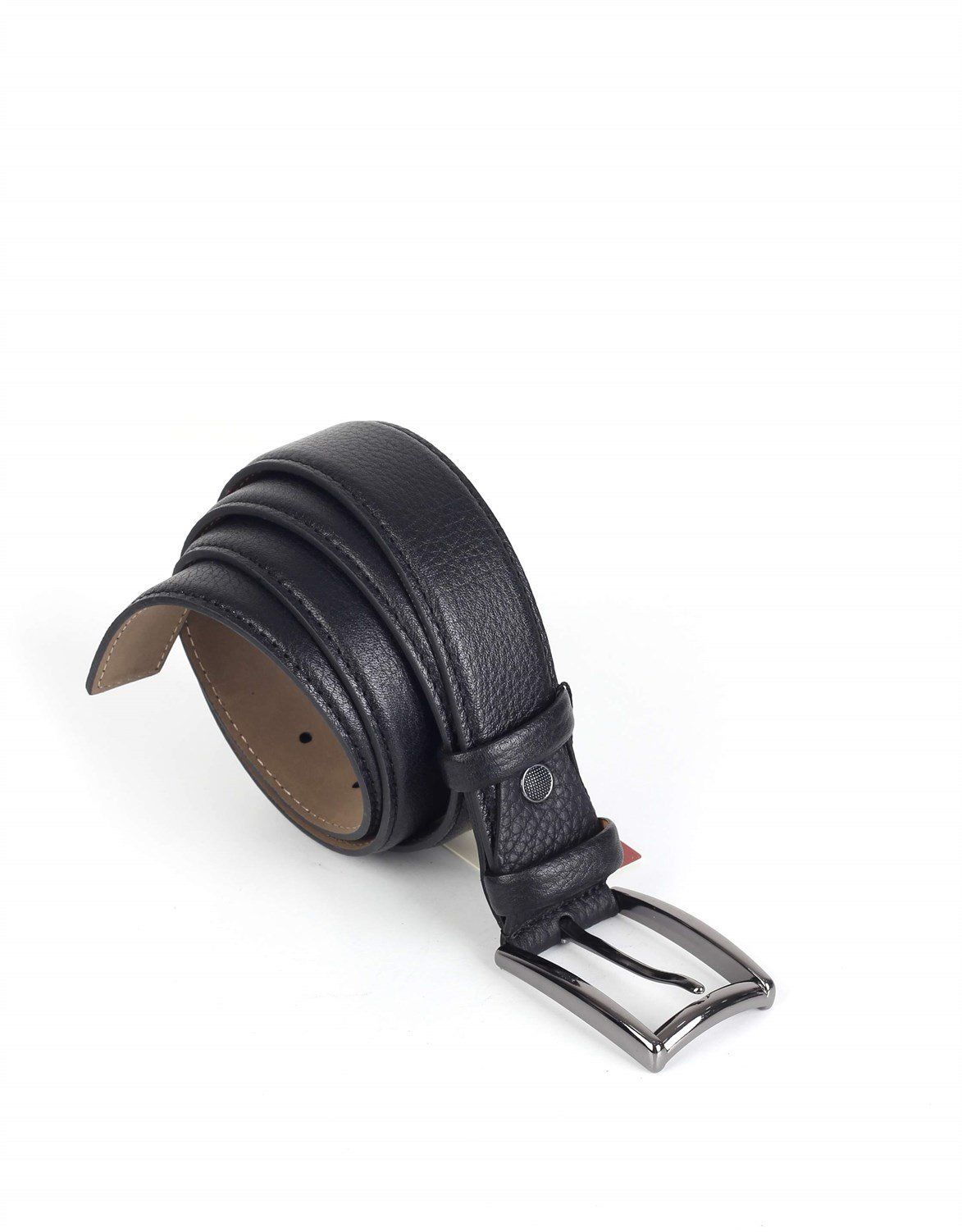 Siyah Klasik Deri Kemer OLM1001 Siyah