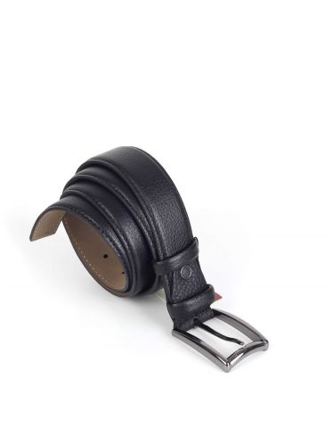 Siyah Klasik Deri Kemer OLM1001 Siyah