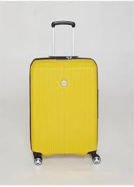 Pierre Cardin Sarı Unisex 50x75x29 cm Çekçekli Sert Valiz OLM04PC6500-01-SR