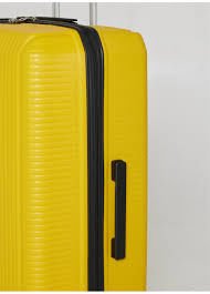 Pierre Cardin Sarı Unisex 50x75x29 cm Çekçekli Sert Valiz OLM04PC6500-01-SR