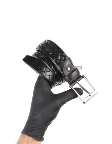 Siyah Klasik Deri Kemer OLM2007