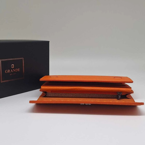 Grande Hakiki Deri Kadın Cüzdan OLM2732