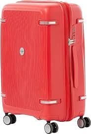 Pierre Cardin OLM04PC7070-01-KR Kırmızı Unisex 45x73x26 cm Çekçekli Sert Valiz