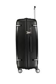 Pierre Cardin Siyah Unisex 45x73x26 cm Çekçekli Sert Valiz OLM04PC7070-01-S