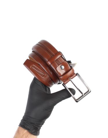 Taba Klasik Deri Kemer OLM2005 Taba