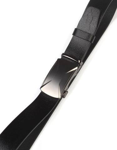 Otomatik Toka Spor Deri Kemer OLM6002 Siyah