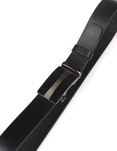 Otomatik Toka Spor Deri Kemer Siyah