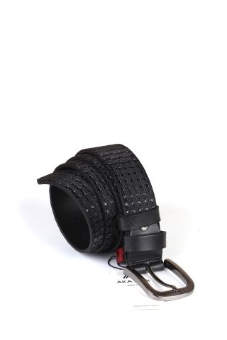 Hakiki Deri Spor Erkek Kemeri OLM240 Siyah