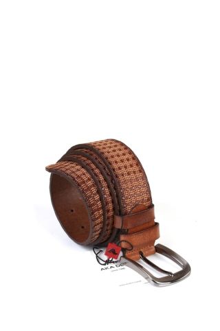 Hakiki Deri Spor Erkek Kemeri OLM240 Taba