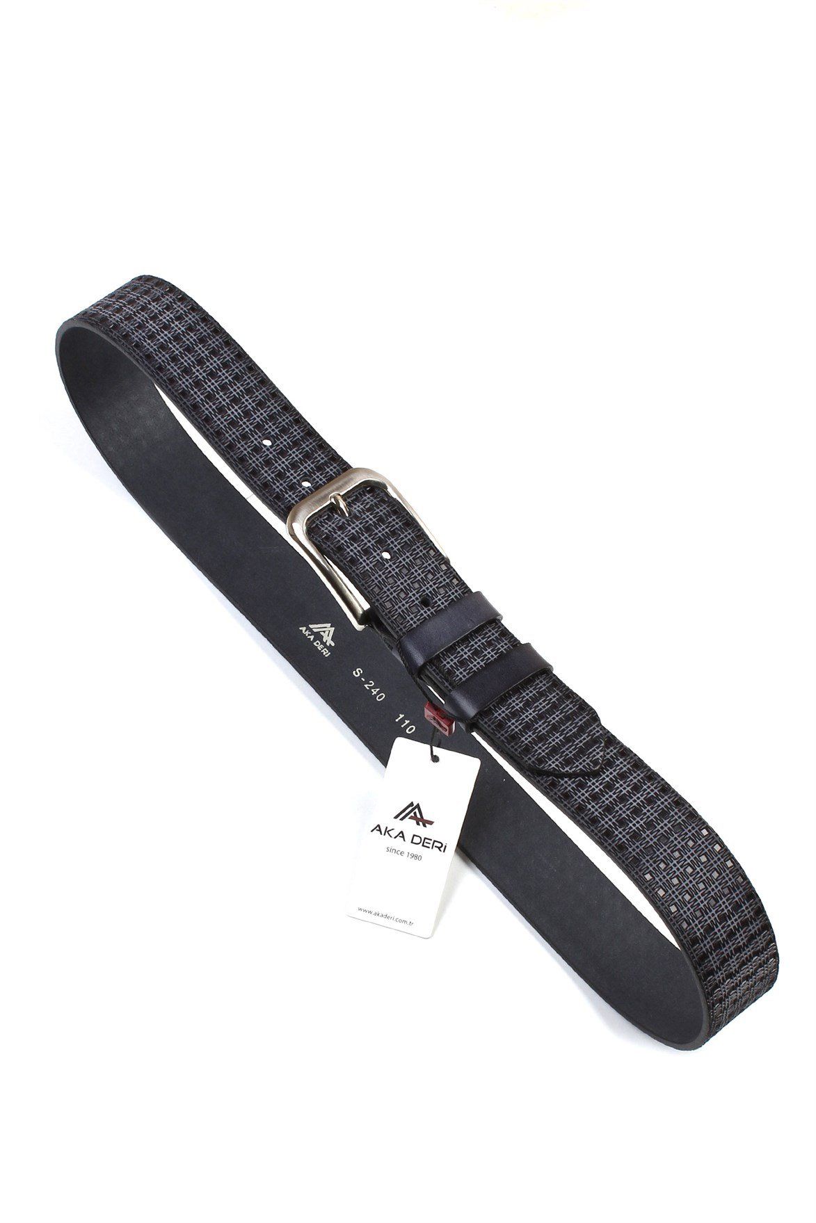 Hakiki Deri Spor Erkek Kemeri OLM240 Lacivert