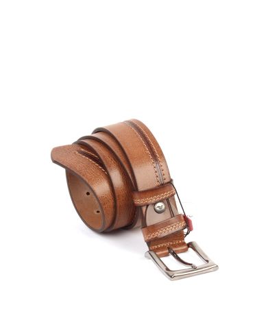 Hakiki Deri Spor Erkek Kemeri OLM133 Taba