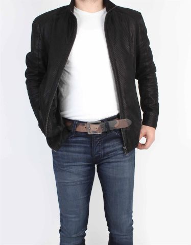 Kamuflaj Spor Deri Kemer Kahverengi