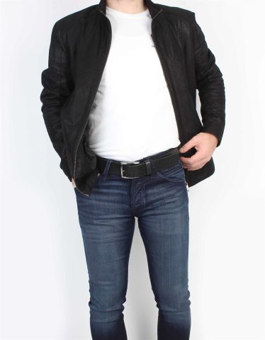 Spor Deri Kemer OLM217 Siyah