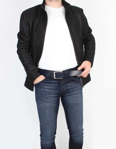 Spor Deri Kemer OLM191 Lacivert