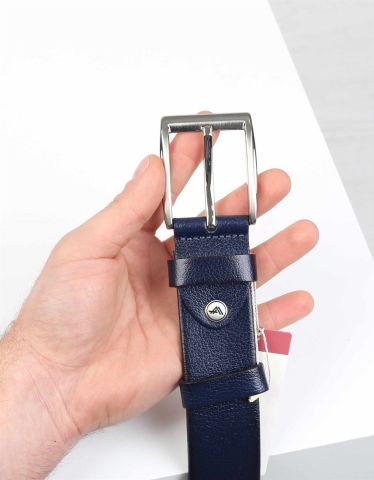 Spor Deri Kemer OLM191 Lacivert