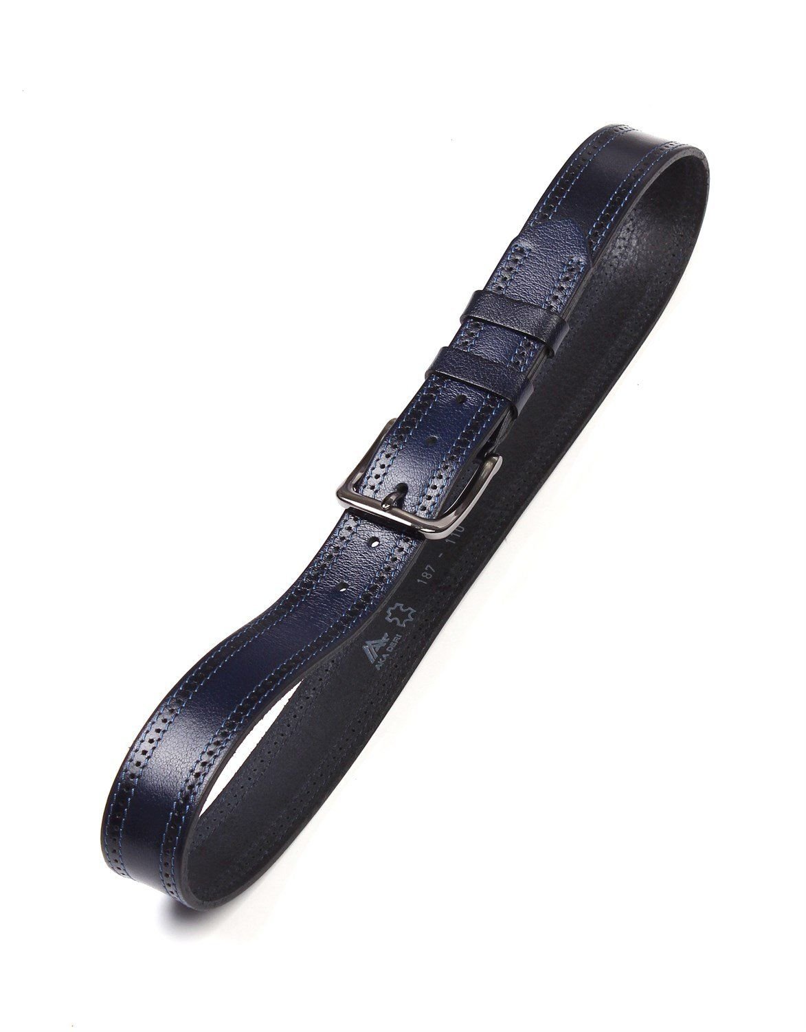 Lacivert Spor Deri Kemer OLM187