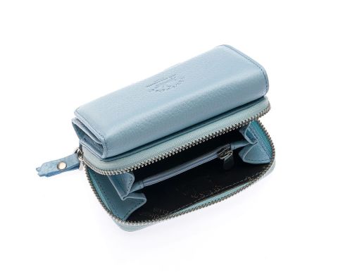 KADIN DERİ CÜZDAN - WESTPOLO OLM422 Buz Mavisi