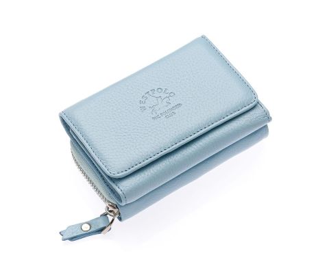 KADIN DERİ CÜZDAN - WESTPOLO OLM422 Buz Mavisi
