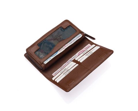 KADIN DERİ CÜZDAN - WESTPOLO OLM481 Taba