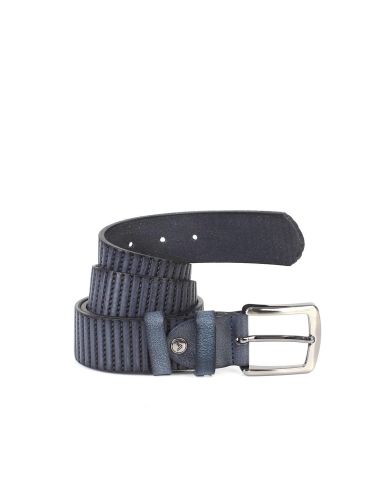 Spor Deri Kemer Lacivert