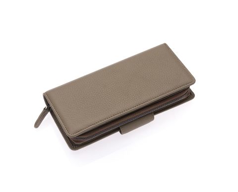 KADIN DERİ CÜZDAN - WESTPOLO OLM481 Vizon