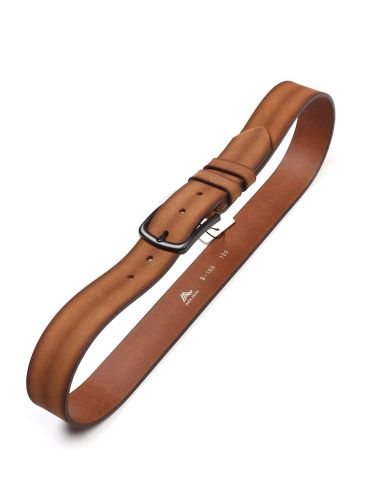 Hakiki Nubuk Deri Spor Erkek Kemeri Taba