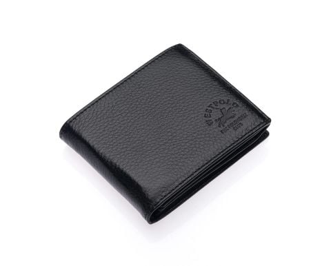 West Polo OLM61 Deri Erkek Cüzdan Siyah