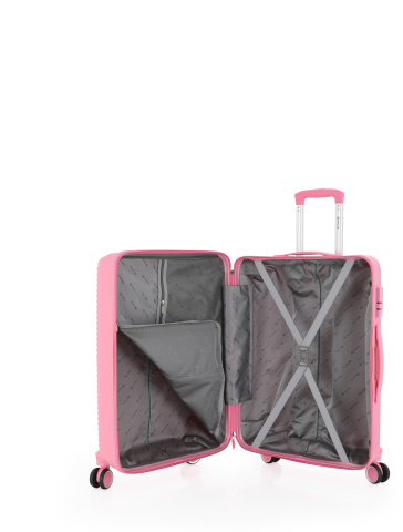 Mçs Polipropilen Valiz  75 CM OLM374 Pembe