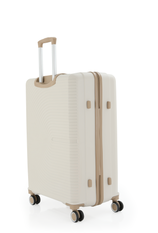 Mçs Polipropilen Valiz  75 CM OLM374 Kemik-Şampanya