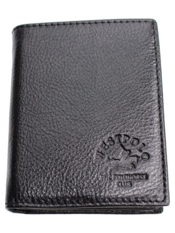 West Polo OLM227 Deri Erkek Cüzdan Siyah