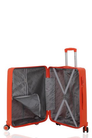 Mçs Polipropilen Valiz  75 CM OLM374 Portakal